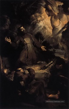 la stigmatisation de st francis Peter Paul Rubens Peinture à l'huile
